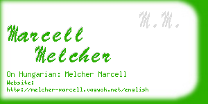 marcell melcher business card